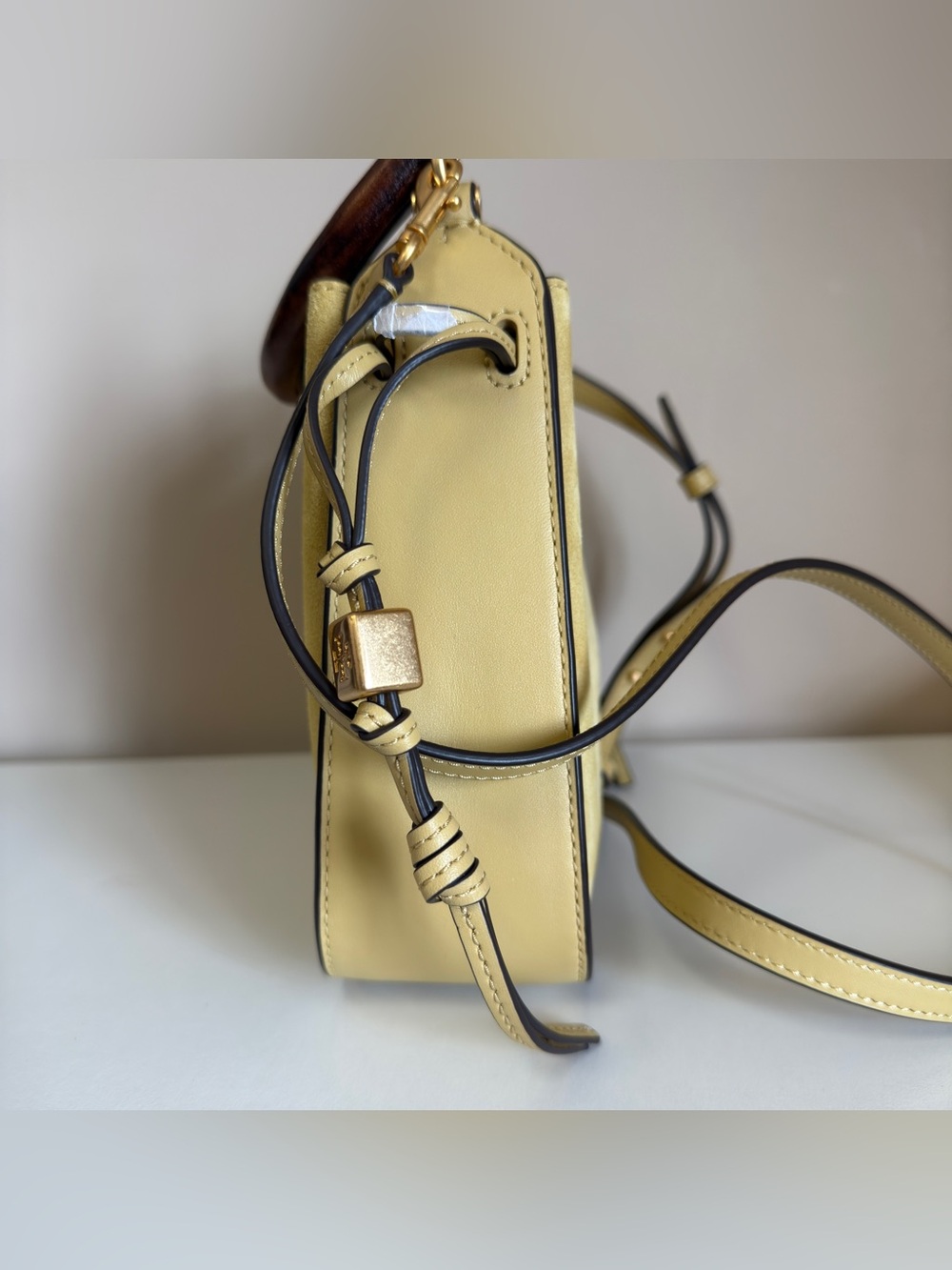 Tory Burch Miller suede cinch bag 135766 - Picture 5 of 13